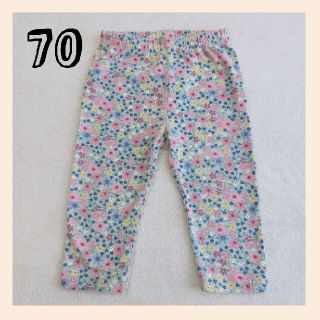 ベビーギャップ(babyGAP)のbabygap　花柄　レギンス　70cm(パンツ)