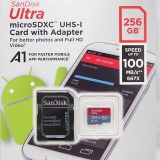 サンディスク(SanDisk)のSandisk Ultra Microsd SDXC UHS-I 256GB(PC周辺機器)