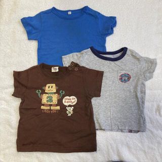 ムジルシリョウヒン(MUJI (無印良品))の無印ユニクロ　半袖tシャツ　3枚セット(Tシャツ/カットソー)