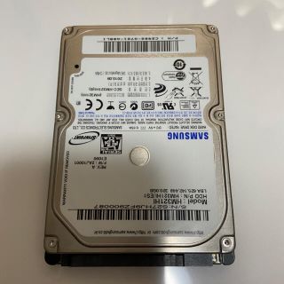 中古ハードディスク HDD 320GB ノートPC用(PCパーツ)