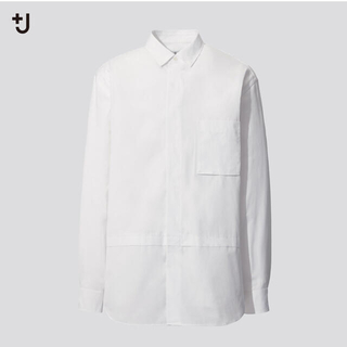 ユニクロ(UNIQLO)の新品未使用　+J  スーピマコットンオーバーサイズシャツ(シャツ)