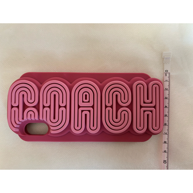 COACH(コーチ)の値下げ【新品】COACH iPhone X/XS ケース　ダークピンク スマホ/家電/カメラのスマホアクセサリー(iPhoneケース)の商品写真