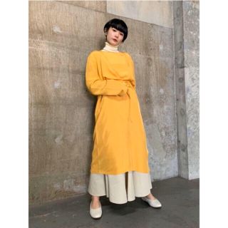 ルメール(LEMAIRE)の★新品 UNIQLO U ユニクロユー 美シルエット 綺麗色ワンピース ルメール(ロングワンピース/マキシワンピース)