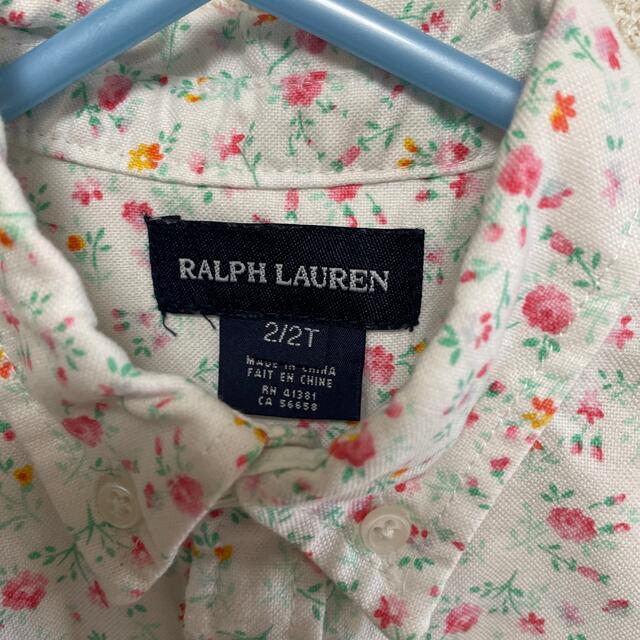 Ralph Lauren(ラルフローレン)の【Ralph Lauren】花柄ブラウス キッズ/ベビー/マタニティのキッズ服女の子用(90cm~)(ブラウス)の商品写真