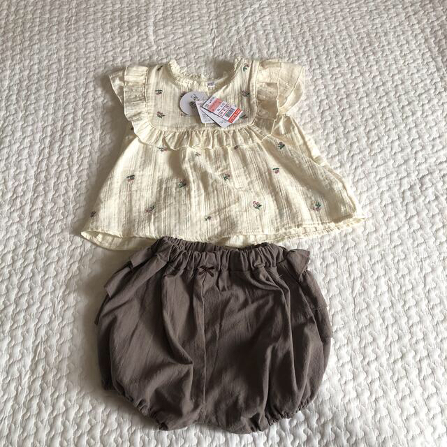 juo   新品未使用　90サイズ　しまむら　さくらんぼ キッズ/ベビー/マタニティのキッズ服女の子用(90cm~)(その他)の商品写真