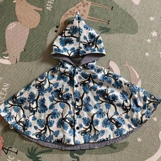 プチバトー(PETIT BATEAU)のプチバトー★新品未使用★レインコート★ベビーケープ★ポンチョ(レインコート)