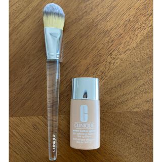 クリニーク(CLINIQUE)のクリニーク  リキッドファンデーションブラシ&ファンデーションセット💕【中古】(ファンデーション)