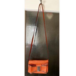 レベッカミンコフ(Rebecca Minkoff)の未使用🧡REBECCAMINKOFF✨可愛いリボンデザインスタッズbag✨(ショルダーバッグ)