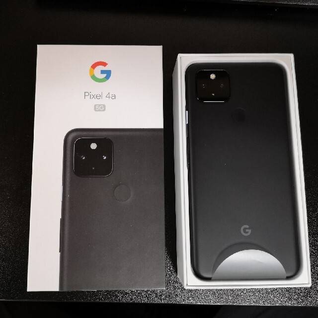 Google Pixel 4a (5G) 128G　新品未使用　おまけ付 スマホ/家電/カメラのスマートフォン/携帯電話(スマートフォン本体)の商品写真