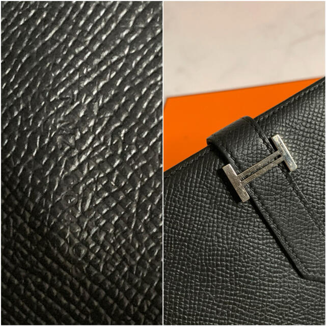 Hermes(エルメス)のHERMES エルメス ベアンスフレ ヴォー エプソン 長財布 財布 ブラック メンズのファッション小物(長財布)の商品写真