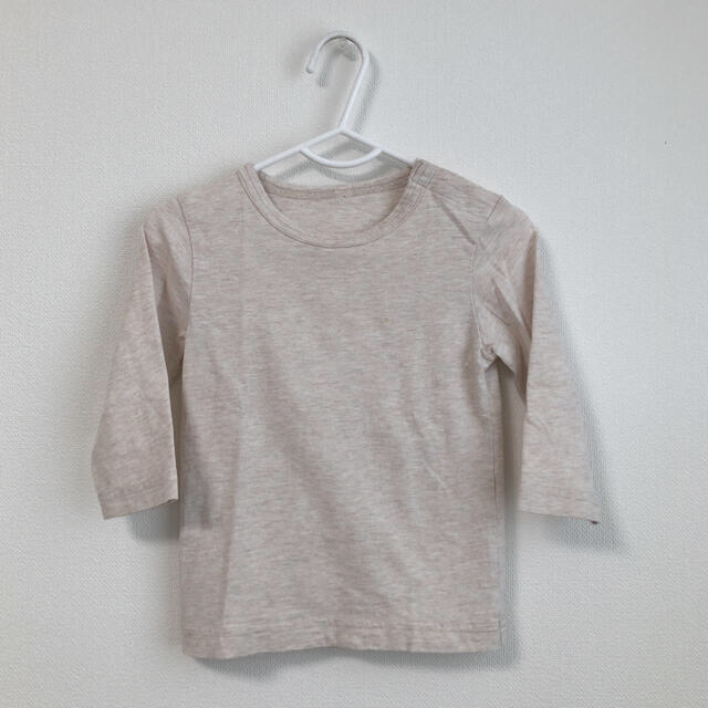 MUJI (無印良品)(ムジルシリョウヒン)の80㎝　長袖Tシャツ　まとめ売り キッズ/ベビー/マタニティのベビー服(~85cm)(Ｔシャツ)の商品写真