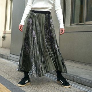 サカイ(sacai)のsacai × sun surf ＊ サカイ× サンサーフ プリーツ巻きスカート(ロングスカート)