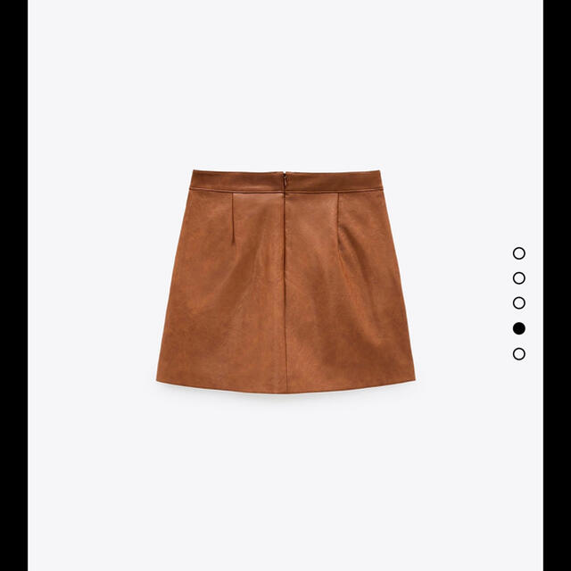 ZARA(ザラ)のZARA ネオレザースコート レディースのスカート(ミニスカート)の商品写真