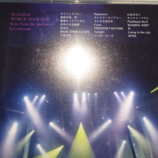 SCANDAL　WORLD　TOUR　2020“Kiss　from　the　da エンタメ/ホビーのDVD/ブルーレイ(ミュージック)の商品写真