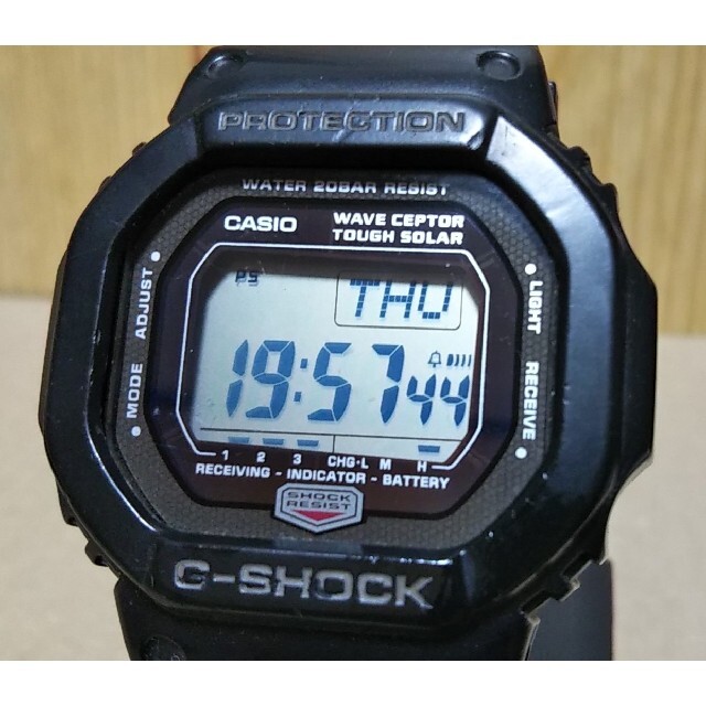 CASIO G-SHOCK GW-5600J 電波 ソーラー デジタル 腕時計自動受信手動受信受信電波