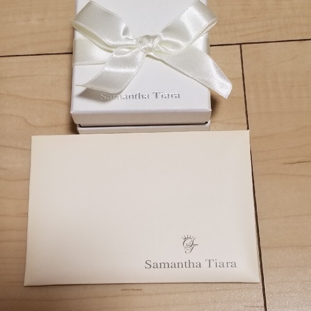Samantha Tiara(サマンサティアラ)の新品 サマンサティアラ 18金 ダイアモンド リング ネックレス 2点セット レディースのアクセサリー(リング(指輪))の商品写真