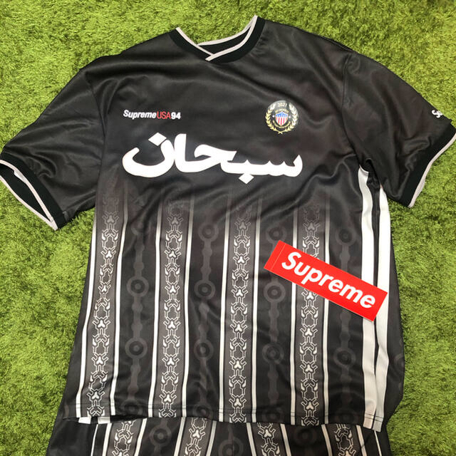 優supreme出品一覧supreme Arabic Logo Soccer Jersey サッカー