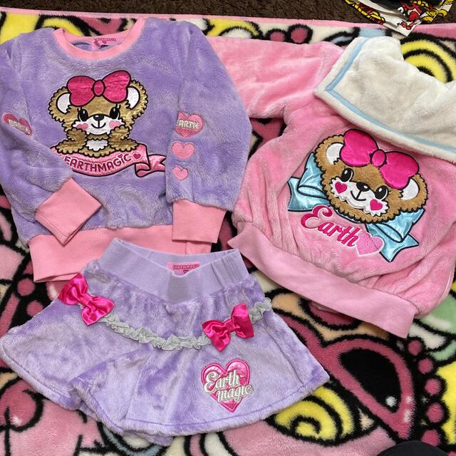 EARTHMAGIC(アースマジック)のあーす set キッズ/ベビー/マタニティのキッズ服女の子用(90cm~)(その他)の商品写真