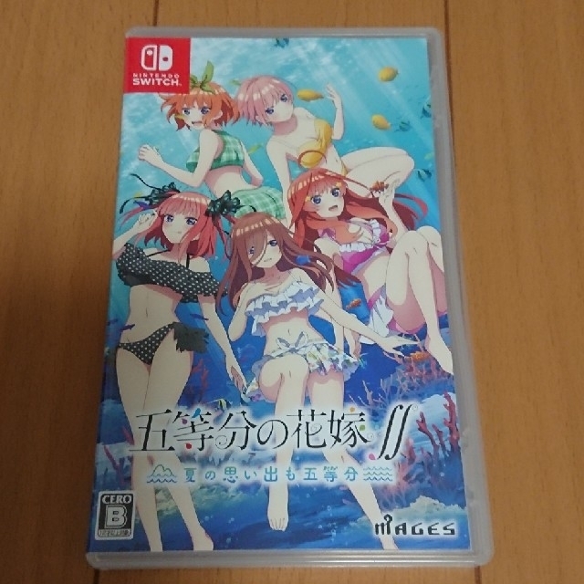 Nintendo Switch(ニンテンドースイッチ)のSwitch 五等分の花嫁∬ 夏の思い出も五等分 エンタメ/ホビーのゲームソフト/ゲーム機本体(家庭用ゲームソフト)の商品写真