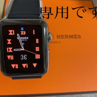 エルメス(Hermes)のエルメス　アップルウォッチ　series3  42mm(腕時計(デジタル))