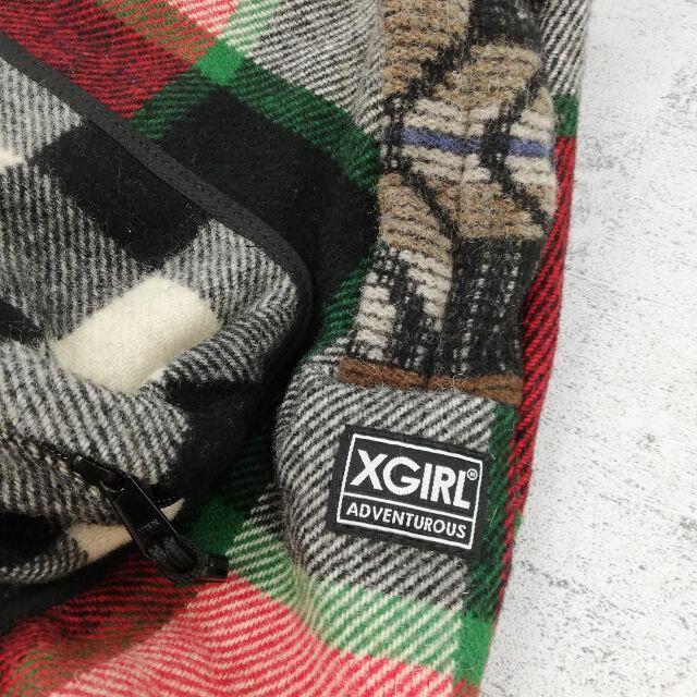 X-girl(エックスガール)のX-girl×JOHNSON WOOLEN MILLS ウール リュック レディースのバッグ(リュック/バックパック)の商品写真