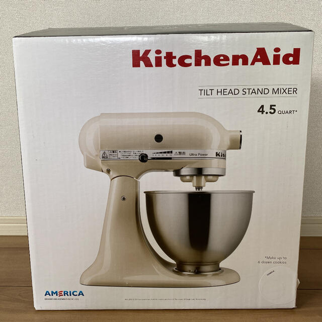 新品●Kitchen Aid キッチンエイドスタンドミキサー 4.3L ホワイト