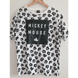 ディズニー(Disney)のミッキーTシャツ総柄可愛い(Tシャツ/カットソー(半袖/袖なし))