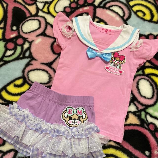 EARTHMAGIC(アースマジック)のあーすset キッズ/ベビー/マタニティのキッズ服女の子用(90cm~)(その他)の商品写真