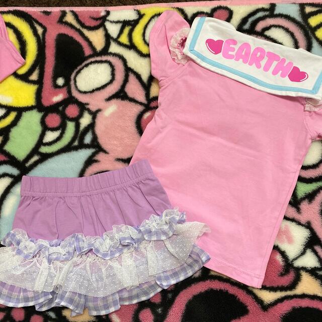 EARTHMAGIC(アースマジック)のあーすset キッズ/ベビー/マタニティのキッズ服女の子用(90cm~)(その他)の商品写真