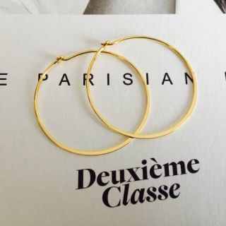 アッシュペーフランス(H.P.FRANCE)の★新品 DEUXIEME CLASSE ドゥーズィエムクラス 華奢なフープピアス(ピアス)