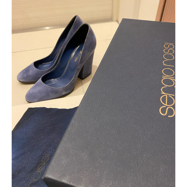 Sergio Rossi チャンキーヒール パンプス レディース 靴/シューズ