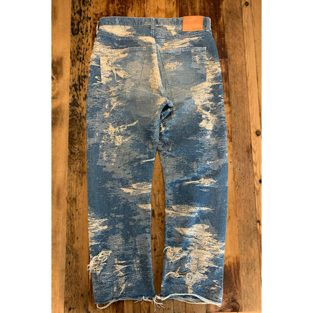 Engineered Garments(エンジニアードガーメンツ)の【最終価格】TAAKK DENIM STRAIGHT DESTROY 着用3回 メンズのパンツ(デニム/ジーンズ)の商品写真