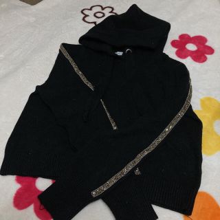 ザラ(ZARA)のZARA ビジューパーカー(パーカー)