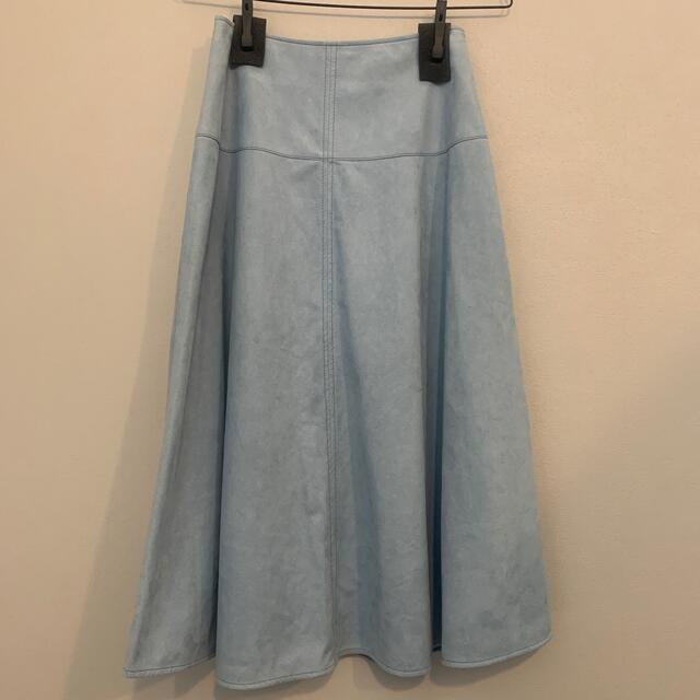 ANAYI(アナイ)のANAYI アナイ　エコスエードフレアスカート　2020 レディースのスカート(ロングスカート)の商品写真