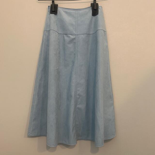 ANAYI(アナイ)のANAYI アナイ　エコスエードフレアスカート　2020 レディースのスカート(ロングスカート)の商品写真
