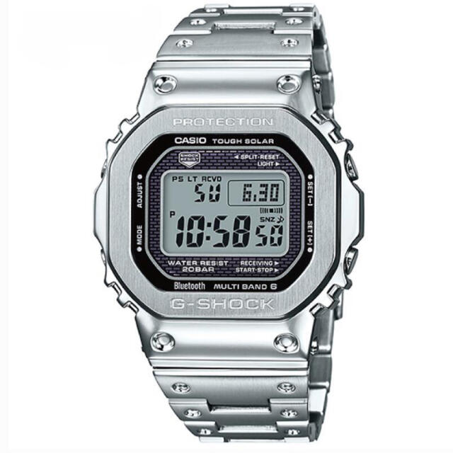 G-SHOCK GMW-B5000D-1JF メンズ フルメタル シルバーメンズ