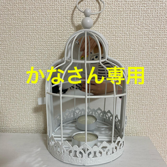 ZARA HOME(ザラホーム)のZARA HOME 鳥かご風キャンドルホルダー ハンドメイドのインテリア/家具(インテリア雑貨)の商品写真