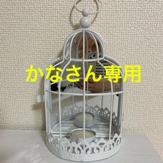 ザラホーム(ZARA HOME)のZARA HOME 鳥かご風キャンドルホルダー(インテリア雑貨)