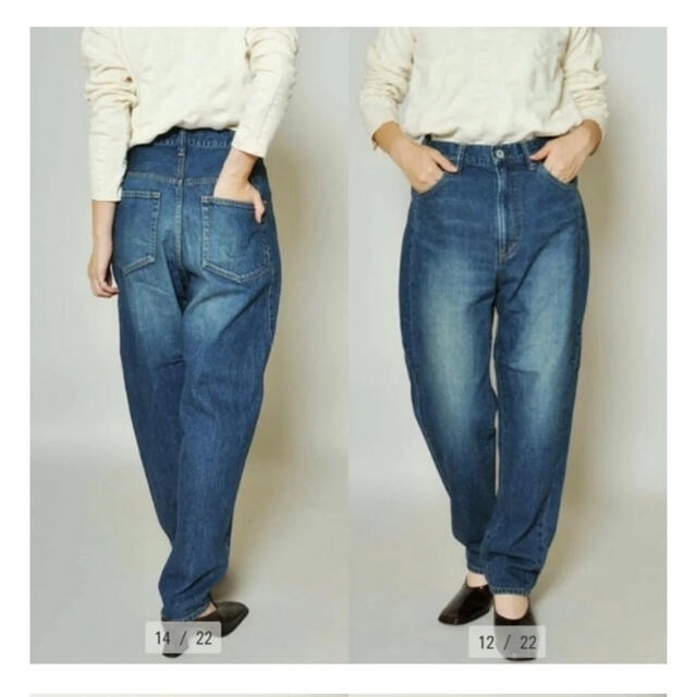 JOHNBULL(ジョンブル)の未使用 ジョンブル 日本製 サイドパッチジーンズ Mサイズ デニム ジーパン レディースのパンツ(デニム/ジーンズ)の商品写真