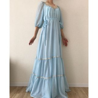 ガニーサックス(GUNNE SAX)の★美品★Jody t of California ヴィンテージシフォンドレス(ロングワンピース/マキシワンピース)