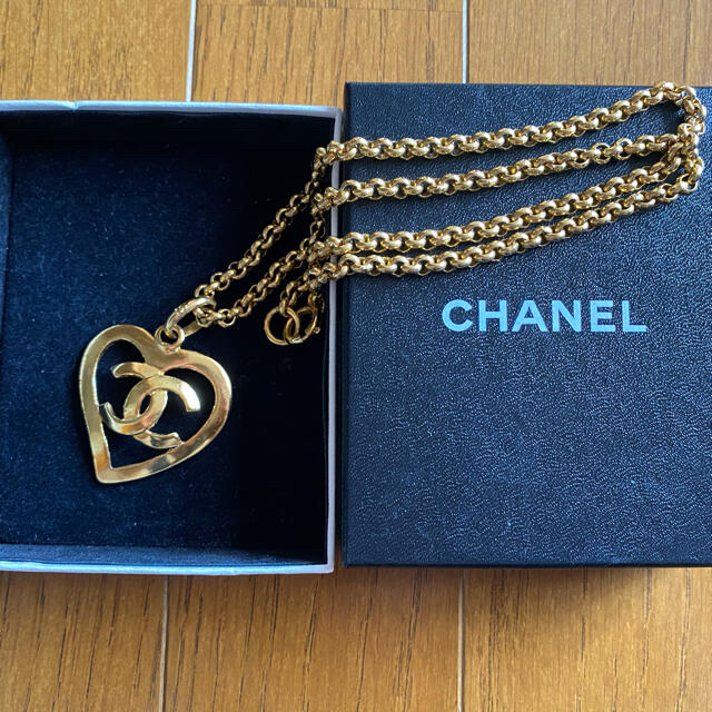 セットアップ CHANEL ネックレス ハート VINTAGE 【レア】CHANEL