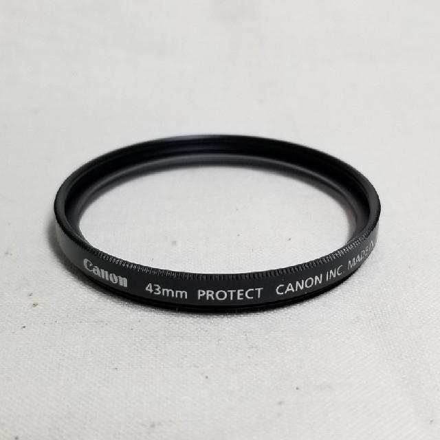 Canon(キヤノン)のキャノン　プロテクターフィルター43mm スマホ/家電/カメラのカメラ(フィルター)の商品写真