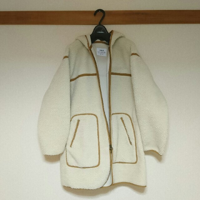coen(コーエン)のcoen  ボア ロング コート レディースのジャケット/アウター(ロングコート)の商品写真