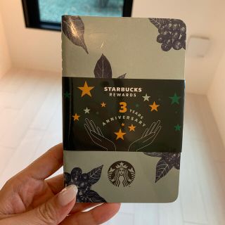 スターバックスコーヒー(Starbucks Coffee)のStarbucks(R) Rewards 3周年記念 スターバックス　ノート(ノート/メモ帳/ふせん)