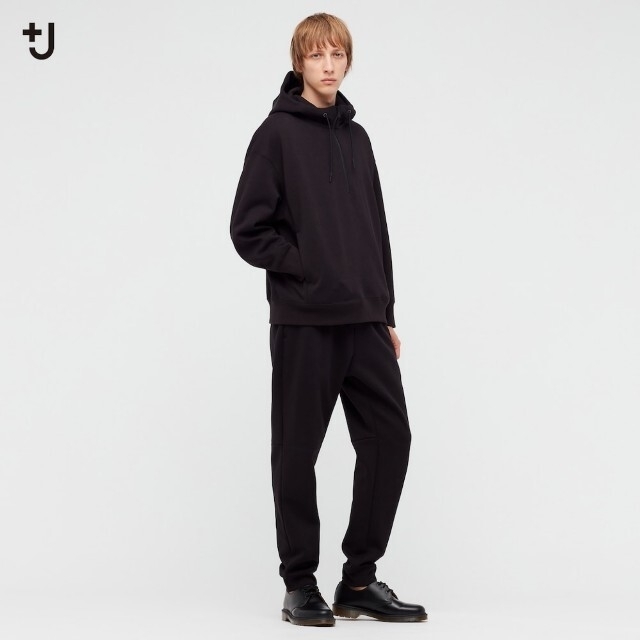 UNIQLO(ユニクロ)のユニクロUNIQLOドライスウェットパンツM＋j黒 メンズのパンツ(その他)の商品写真