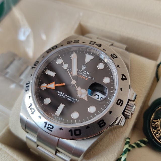 ROLEX(ロレックス)のsoraさん専用エクスプローラー2 216570 ブラック 2019年購入  メンズの時計(腕時計(アナログ))の商品写真