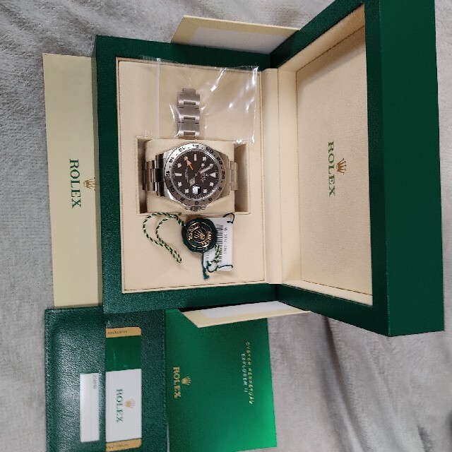 ROLEX(ロレックス)のsoraさん専用エクスプローラー2 216570 ブラック 2019年購入  メンズの時計(腕時計(アナログ))の商品写真