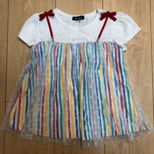 mou jon jon(ムージョンジョン)のムージョンジョン　110 キッズ/ベビー/マタニティのキッズ服女の子用(90cm~)(Tシャツ/カットソー)の商品写真