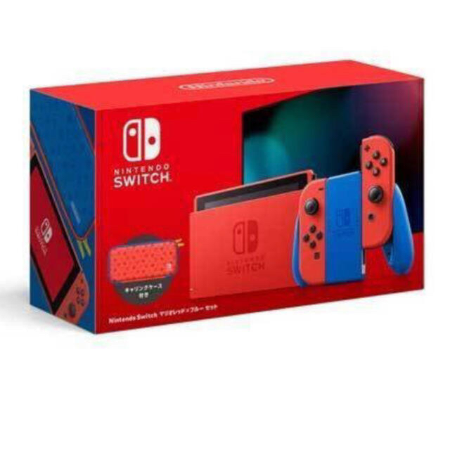 【新品未開封】Nintendo Switch マリオレッド×ブルー セット 本体ゲームソフト/ゲーム機本体