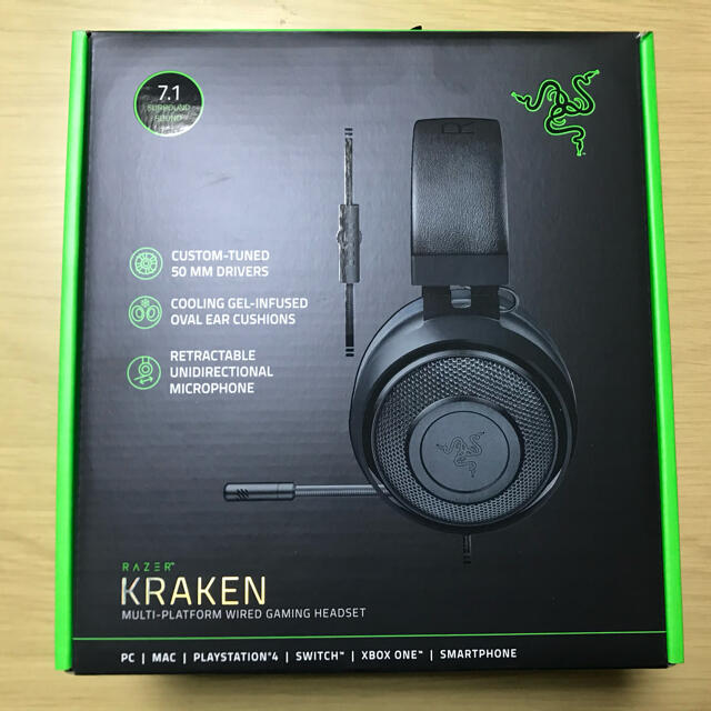 Razer Kraken ゲーミングヘッドセット PS4/PS5/Switch